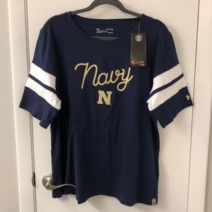 Women’s Under Armour Navy Tshirt, XL NWT for woman